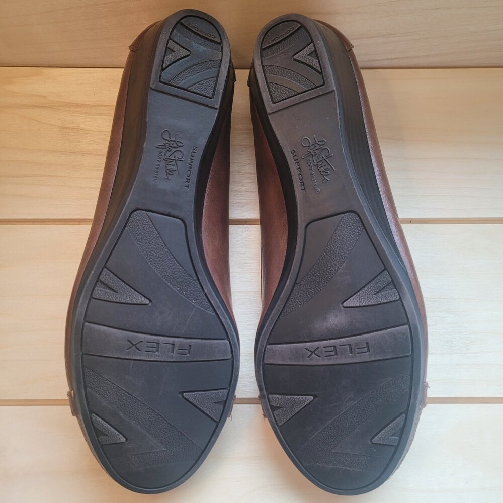 Life Stride Women's Brown Wedge Shoe with Buckle Size 9 - Picture 6 of 6